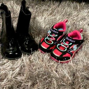 Girls boots and sneakers bundle